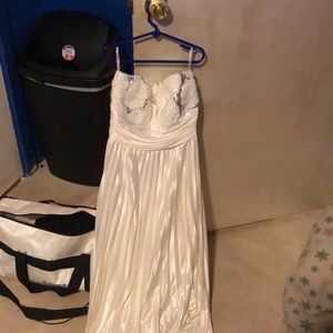 White formal dress
